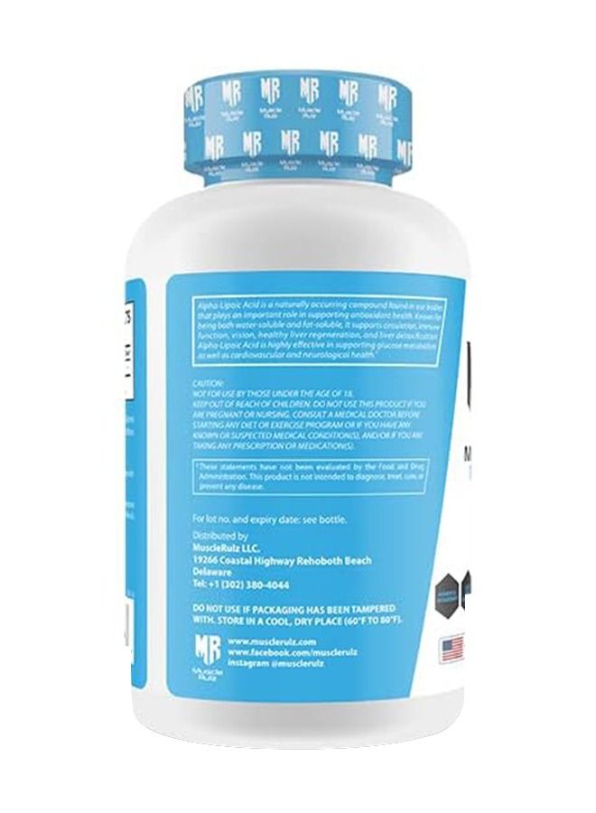 ماسل رولز حمض ألفا ليبويك من ماسل رولز 250 ملغ - 60 حصة - Image 4