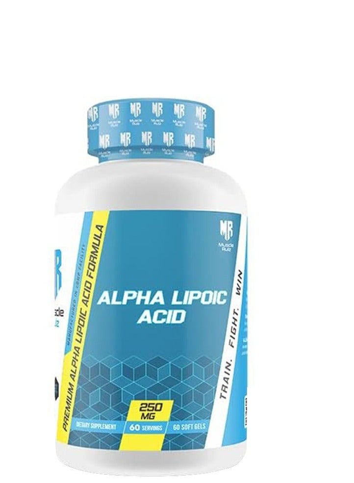 ماسل رولز حمض ألفا ليبويك من ماسل رولز 250 ملغ - 60 حصة - Image 1