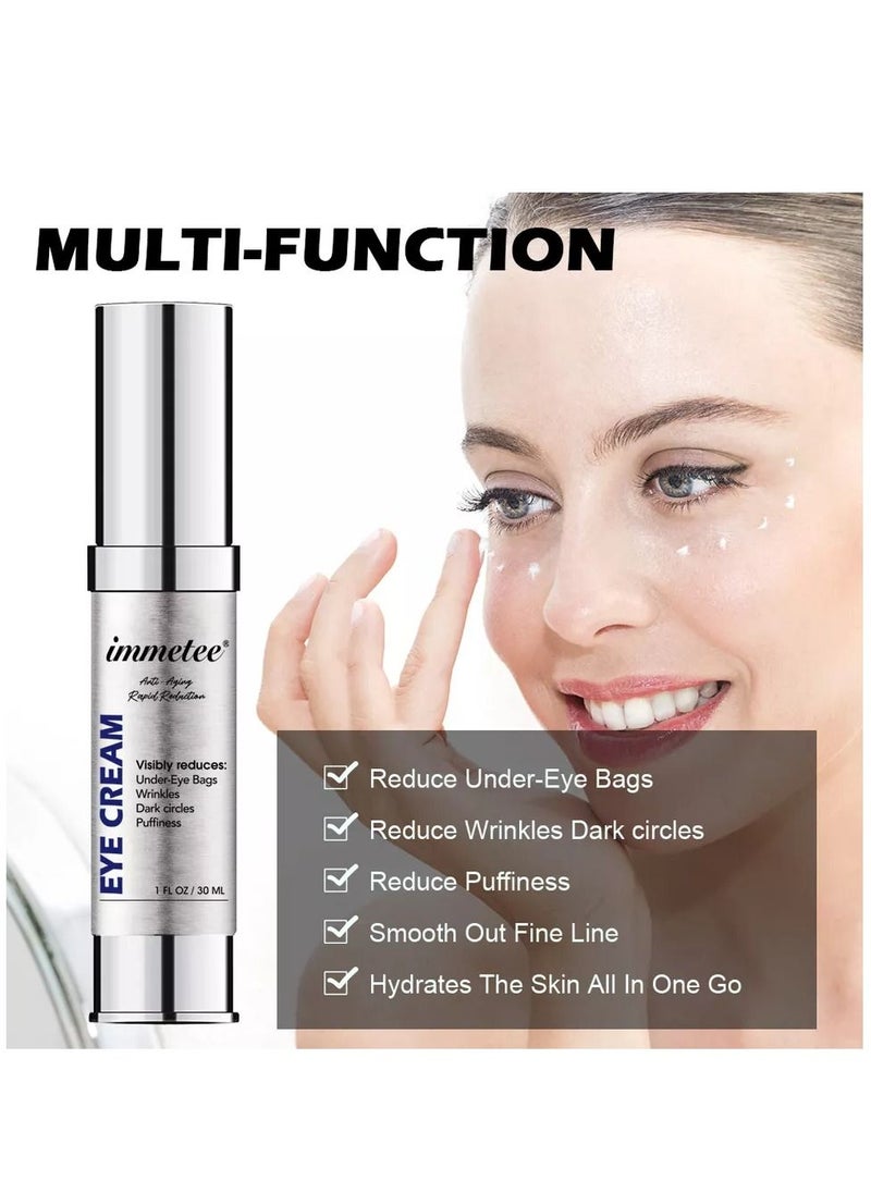 Immetee Eye Cream Dark Circle Remover & Puffy Eyes Bags Under Eyes Anti - Aging Eye Cream Women Eye Wrinkle Remover for Women 30ml  - Image 3