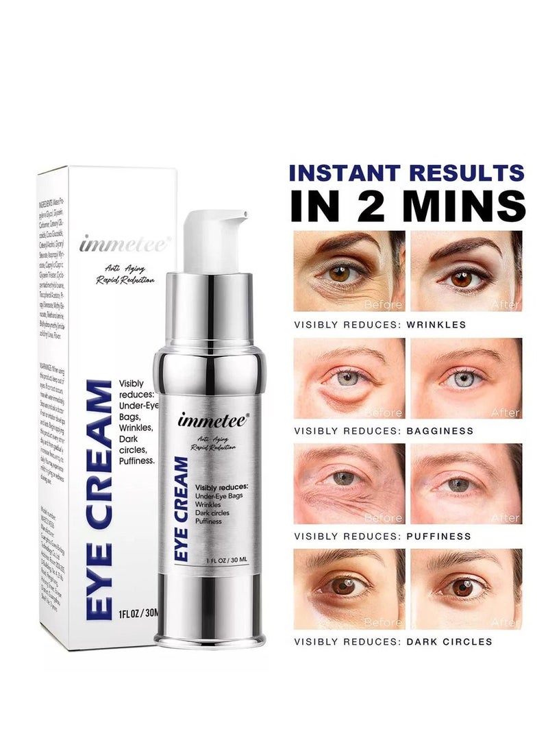 Immetee Eye Cream Dark Circle Remover & Puffy Eyes Bags Under Eyes Anti - Aging Eye Cream Women Eye Wrinkle Remover for Women 30ml  - Image 4