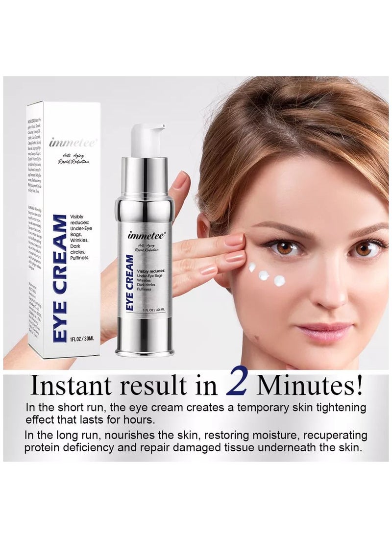 Immetee Eye Cream Dark Circle Remover & Puffy Eyes Bags Under Eyes Anti - Aging Eye Cream Women Eye Wrinkle Remover for Women 30ml  - Image 2