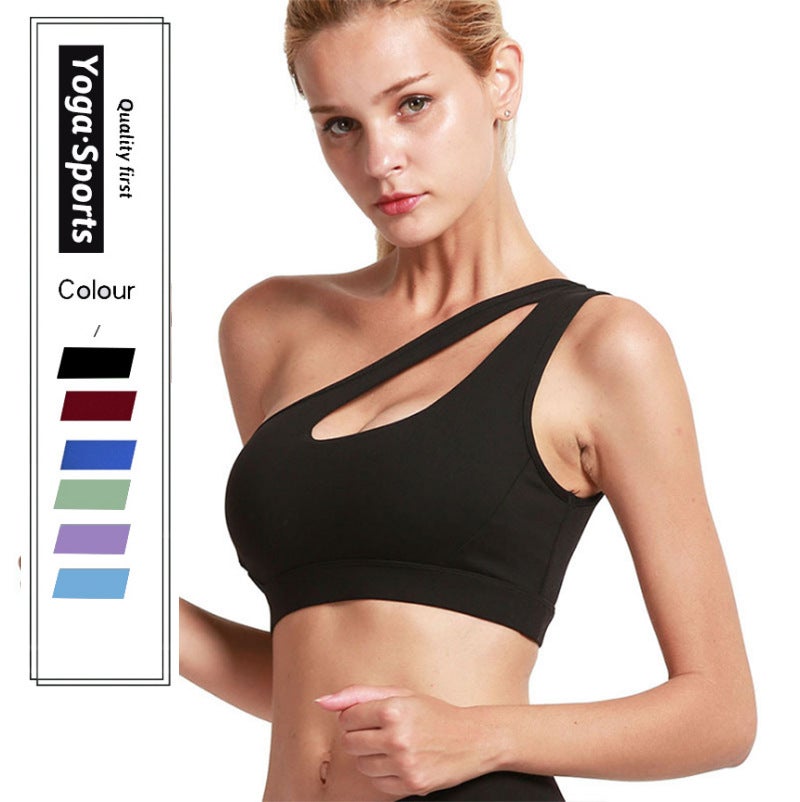 Shockproof Sports Underwear Women'S White Fitness Bra Yoga Beautiful Back Running Gather Sports Vest Yoga Underwear - Image 4