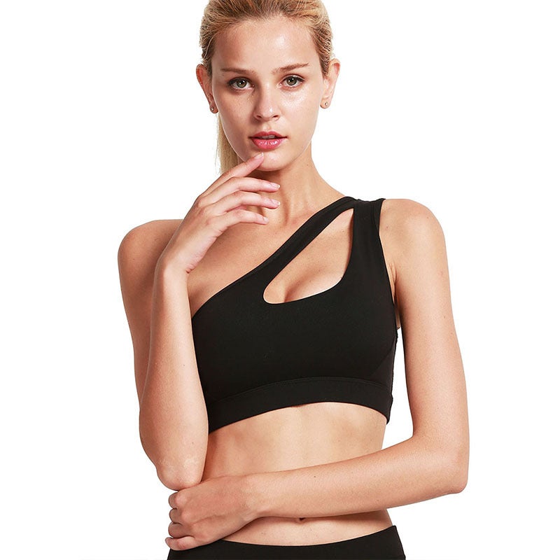 Shockproof Sports Underwear Women'S White Fitness Bra Yoga Beautiful Back Running Gather Sports Vest Yoga Underwear - Image 3