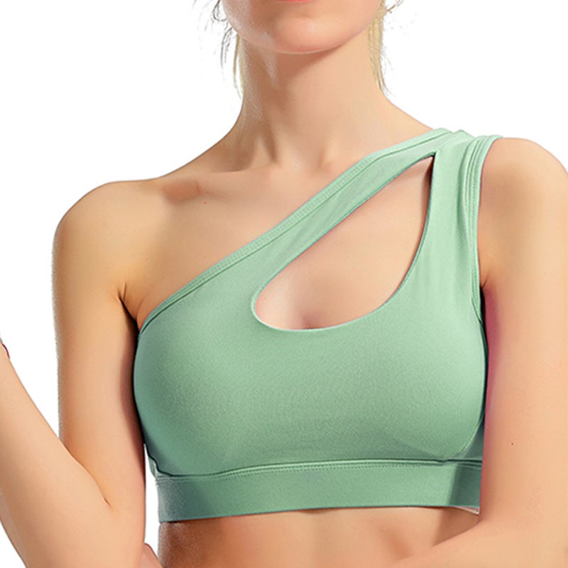 Shockproof Sports Underwear Women'S White Fitness Bra Yoga Beautiful Back Running Gather Sports Vest Yoga Underwear - Image 1
