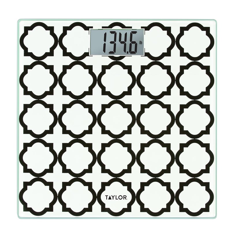Taylor Glass Digital Bath Scale White Lattice 100 Count - Image 1