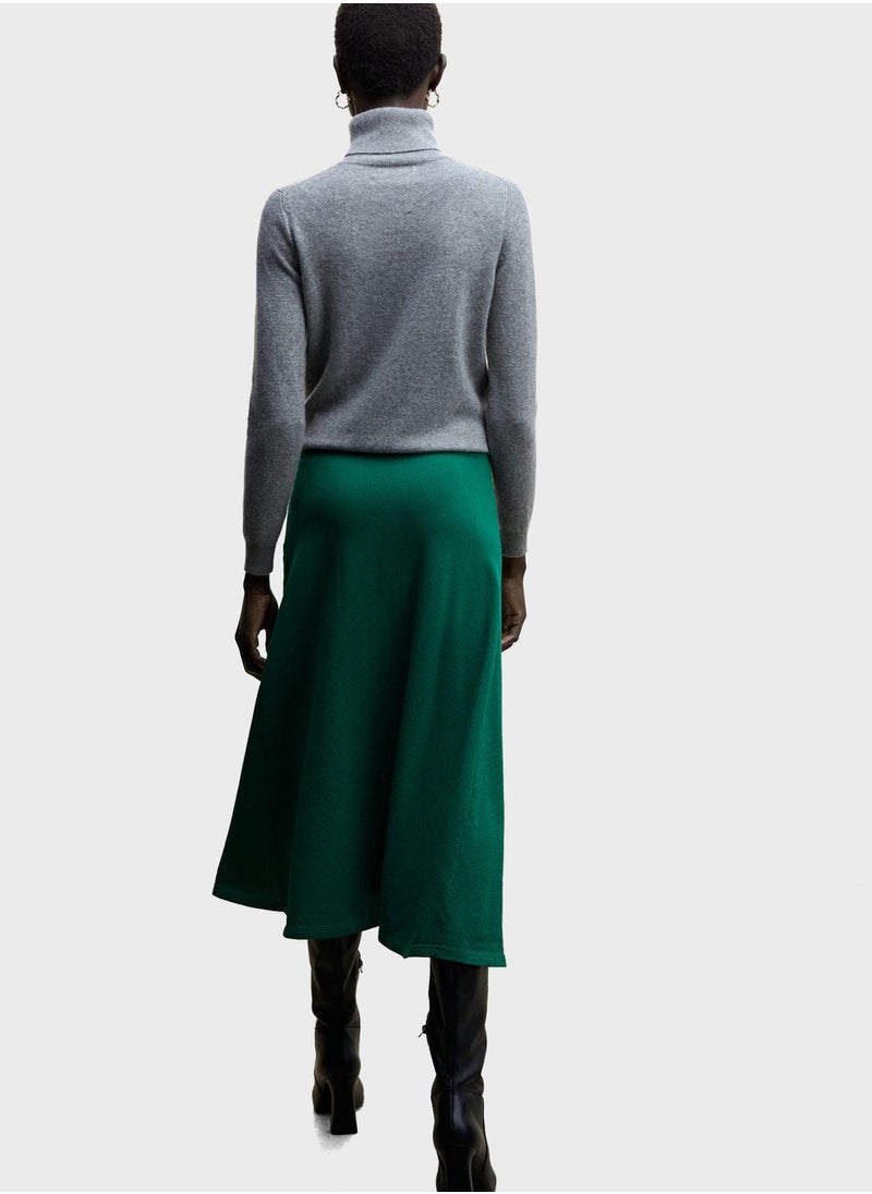 MANGO - High Waist Skirt - Image 1