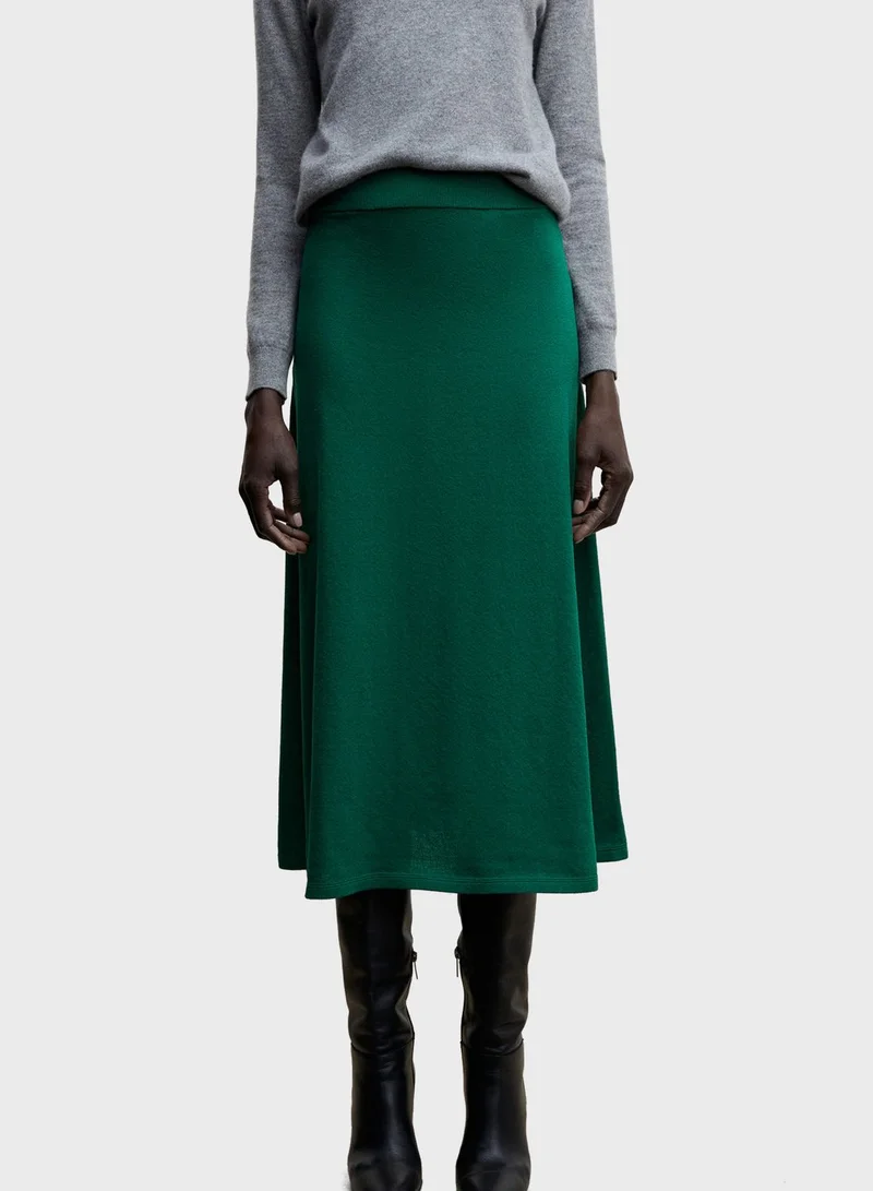 MANGO High Waist Skirt