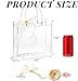 Ohuimrt 24 PCS Clear Plastic Gift Bags with Handles 787 x 787 x 315 Inches Reusable Party Favor Bags with Ribbon Transparent Gift Wrap Bags Bulk for Weddings Birthdays - Image 4