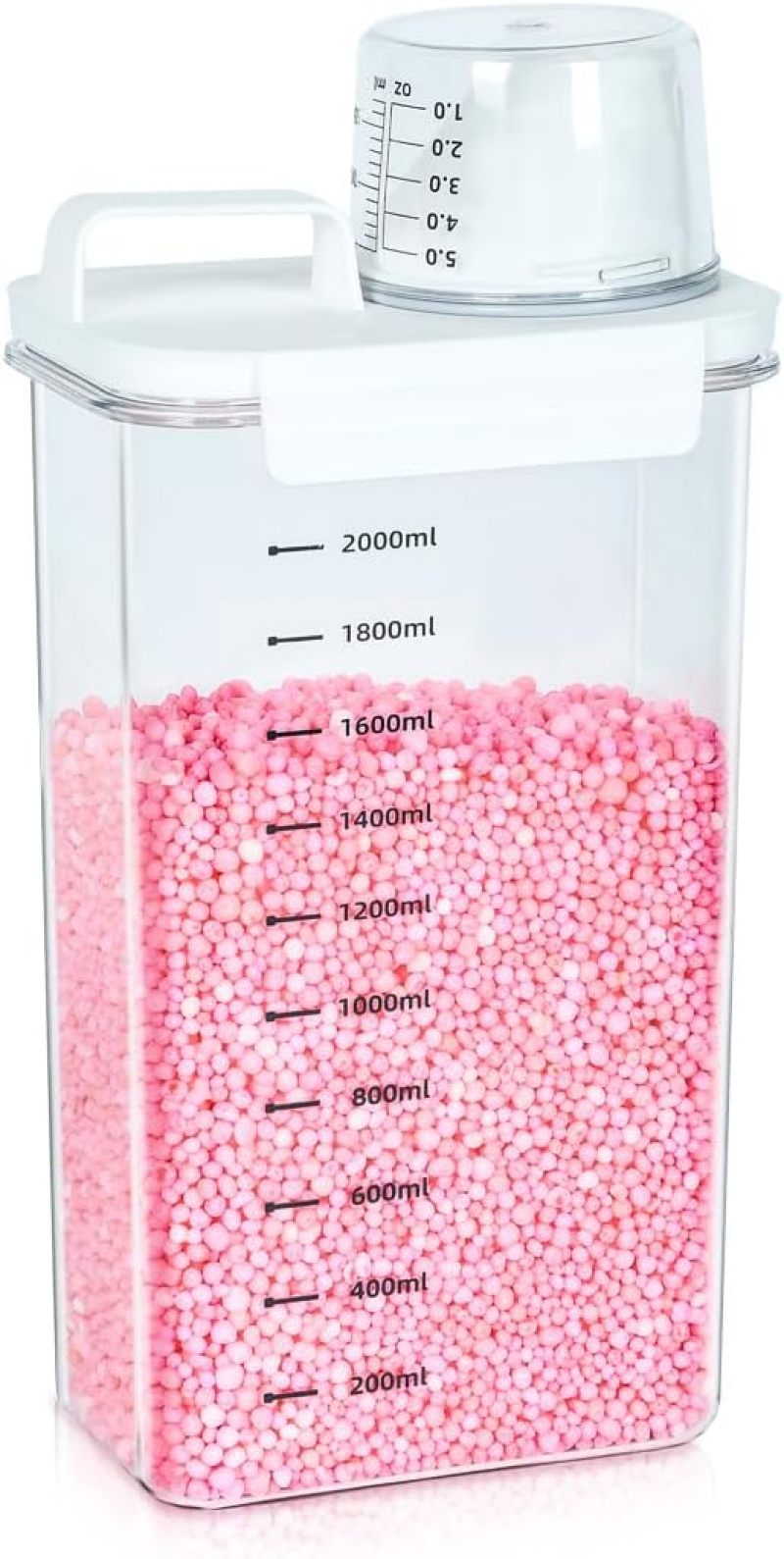 AromaDispense - Laundry Detergent & Scent Bead Organizer, 85oz Storage Container for Beads, Washing Powder, Aroma Enhancer - Image 2