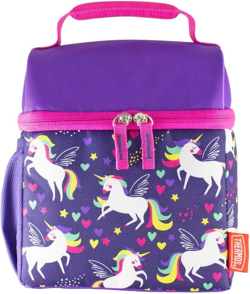 Thermos Standard Pop Top Reusable Insulated Lunch Bag - Unicorns - Image 1