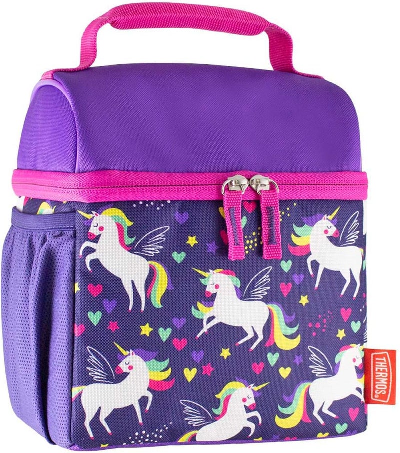 Thermos Standard Pop Top Reusable Insulated Lunch Bag - Unicorns - Image 2