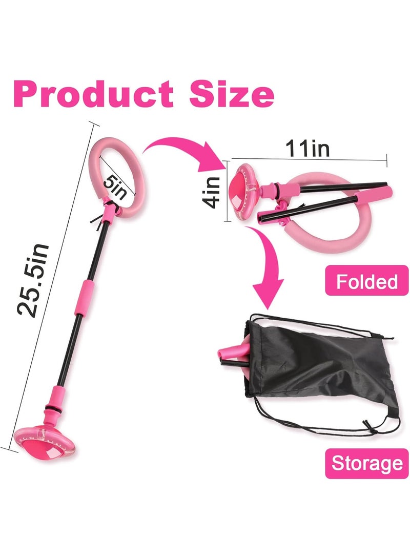 Portable Foldable Colorful Flash Wheel Swing Ball, Kids Toys for Girls & Boys, Sports Fitness Toys for Kids & Adults. Gifts for Mom Women & Girls Toys Age 5-10 Years - Image 5