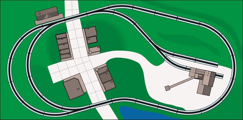 Bachmann Trains Snap-Fit E-Z TRACK WORLD’S GREATEST HOBBY FIRST RAILROAD TRACK PACK - NICKEL SILVER Rail With Grey Roadbed - HO Scale Medium - Image 4