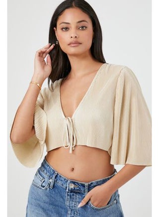 Ribbed Tie-Front Crop Top - pzsku/Z716C3313F44C0A99B3B7Z/45/_/1701871491/37ccc2ef-f371-466b-a5e2-a0757c52d72d