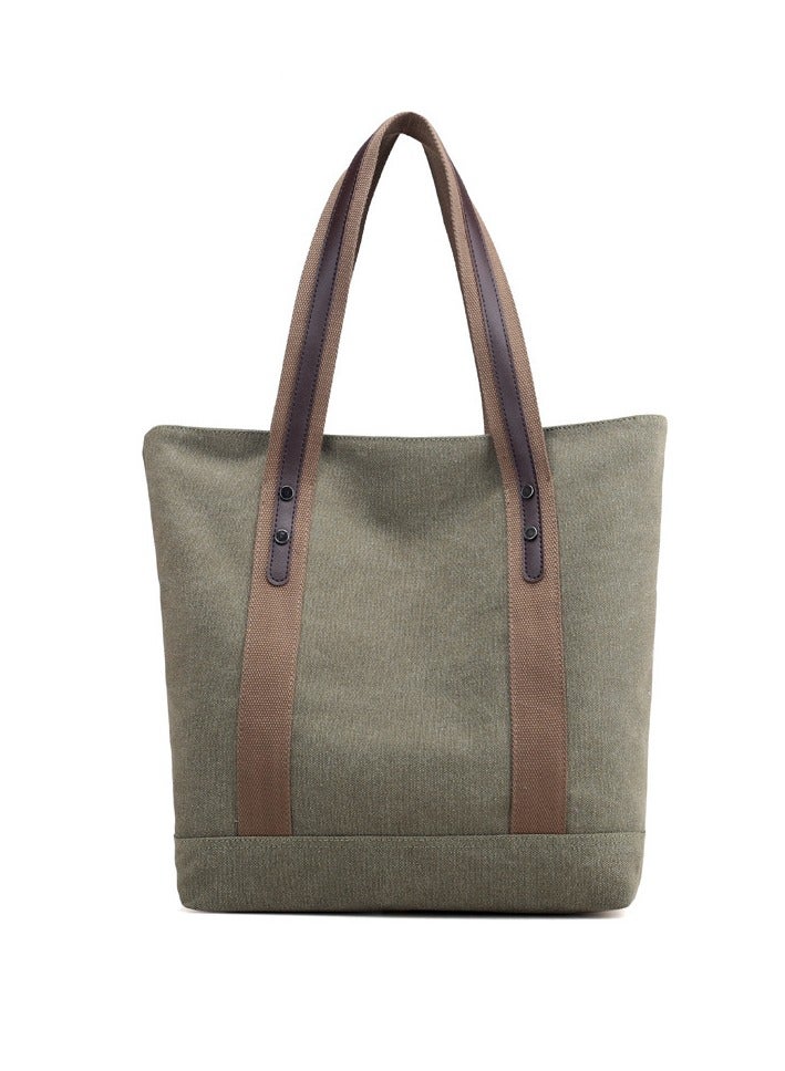 Womens Canvas Shoulder Bags Retro Casual Handbags Work Bag Tote Purses Canvas Travel Tote Bag Extra Large Carryall Shoulder Bag for Women Work Tote Purses Large Top Handle Everyday Bag