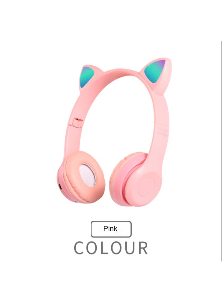MZ 47 Light Cat Wireless Over-Ear Headphones  & Stereo Sound - Image 1