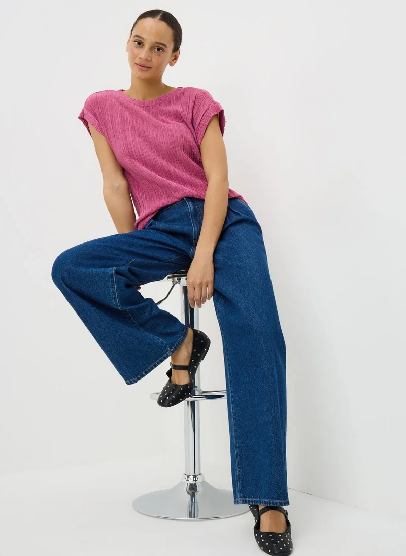 ماتلان Pink Textured Top