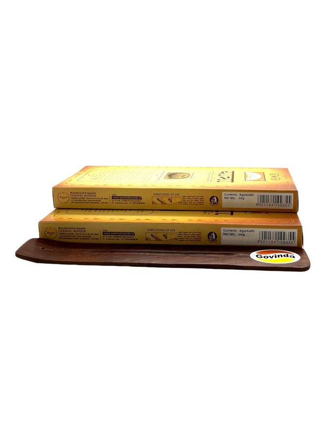 Govinda Incense Stick Holder Bundle With Parimal Yatra Natural Incense Sticks Economic Pack Of 132 Grams - Image 4