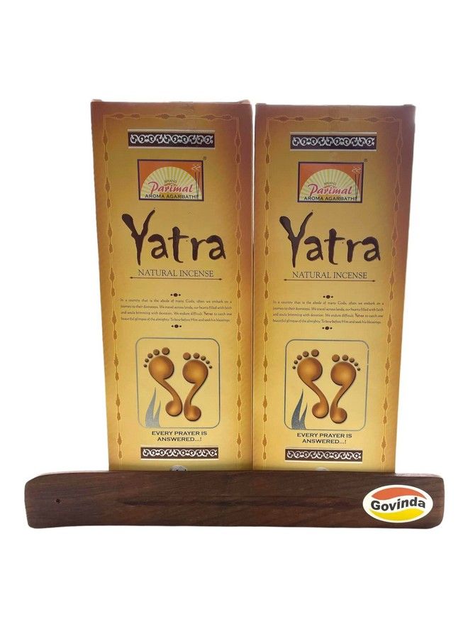 Govinda Incense Stick Holder Bundle With Parimal Yatra Natural Incense Sticks Economic Pack Of 132 Grams - Image 3