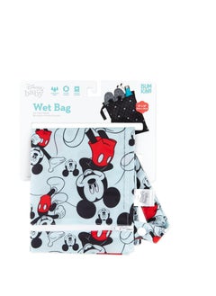 BUMKiNs Bumkins Waterproof Wet Bag, Disney Washable, Reusable for Travel, Beach, Pool, Stroller, Diapers, Dirty Gym Clothes, Swimsuits, Toiletries, 12x14 – Mickey Mouse  - Image 3