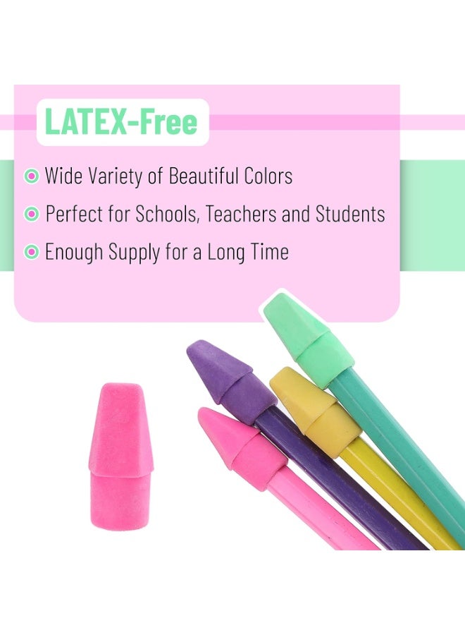 سونسر ممحاة للأقلام الرصاص، عبوة 120 قطعة، ممحاة لأطراف الأقلام الرصاص، أغطية ممحاة، أغطية لأطراف الأقلام الرصاص، ممحاة لأطراف الأقلام الرصاص - Image 5