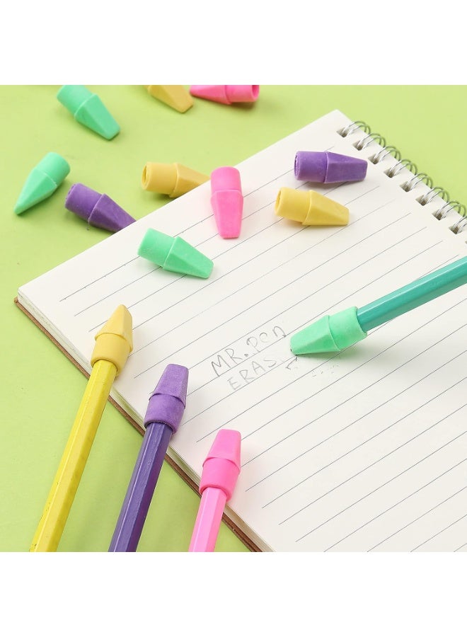 سونسر ممحاة للأقلام الرصاص، عبوة 120 قطعة، ممحاة لأطراف الأقلام الرصاص، أغطية ممحاة، أغطية لأطراف الأقلام الرصاص، ممحاة لأطراف الأقلام الرصاص - Image 4