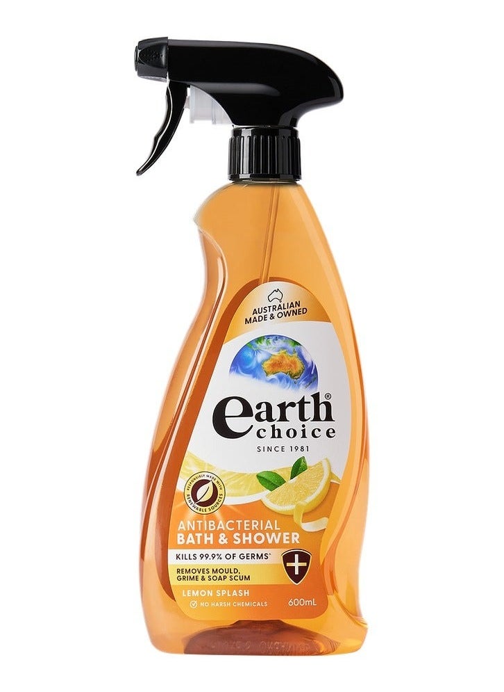earth choice earth choice Antibacterial Bath & Shower Cleaner Lemon Splash 600 ML 