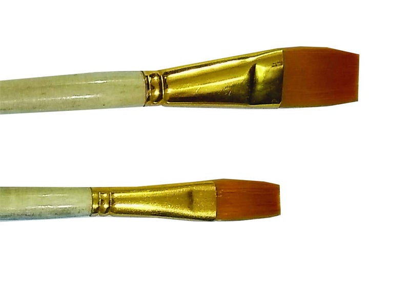 IMPRINT Painting Brushes -13 Flat Brushes Value Set(Brush from 0 to 12), Works Well with All Types of Colors - Image 4