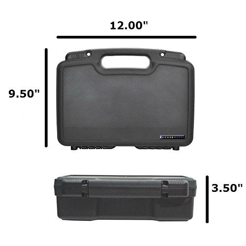 Casematix Hard Shell Camera Case Compatible with Mevo Start Live Streaming Camera, Shotgun Mic and Accessories in Custom Foam, Includes Carrying Case Only - Image 5