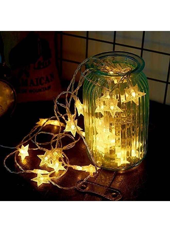 Desidiya® 16 Star String Lights for Indoor Outdoor Decoration (Small Star-3 Meter, Yellow) - Image 3