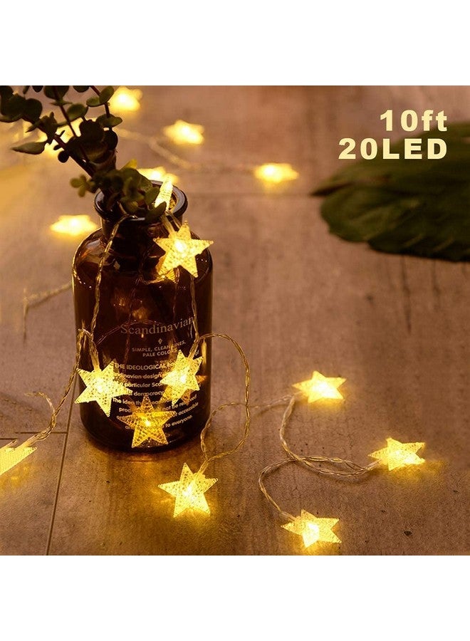 Desidiya® 16 Star String Lights for Indoor Outdoor Decoration (Small Star-3 Meter, Yellow) - Image 4