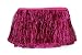 YYCRAFT 6 Wide Fringe Trim Garland Dance Costume Fringe Trimming Shiny Foil Effect Party Decor 10 Yards Hot Pink - Image 2