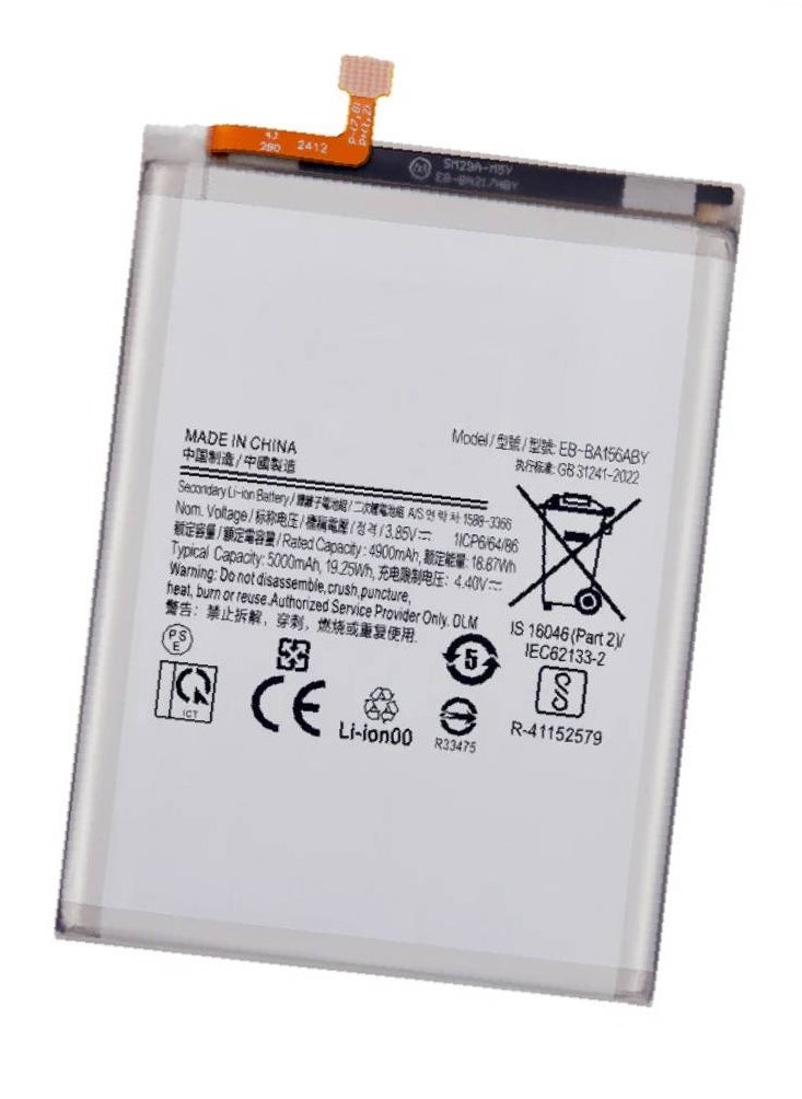 MUNTAQI Replacement Internal Premium Battery Compatible For Samsung Galaxy A15 5G â€“ High-Capacity Lithium-Ion Battery â€“ Restore Battery Life, Long-Lasting Power, Fast Charging & Safe Performance â€“ Easy Installation, Reliable Power for Your Samsung Galaxy A15 5G - Image 1