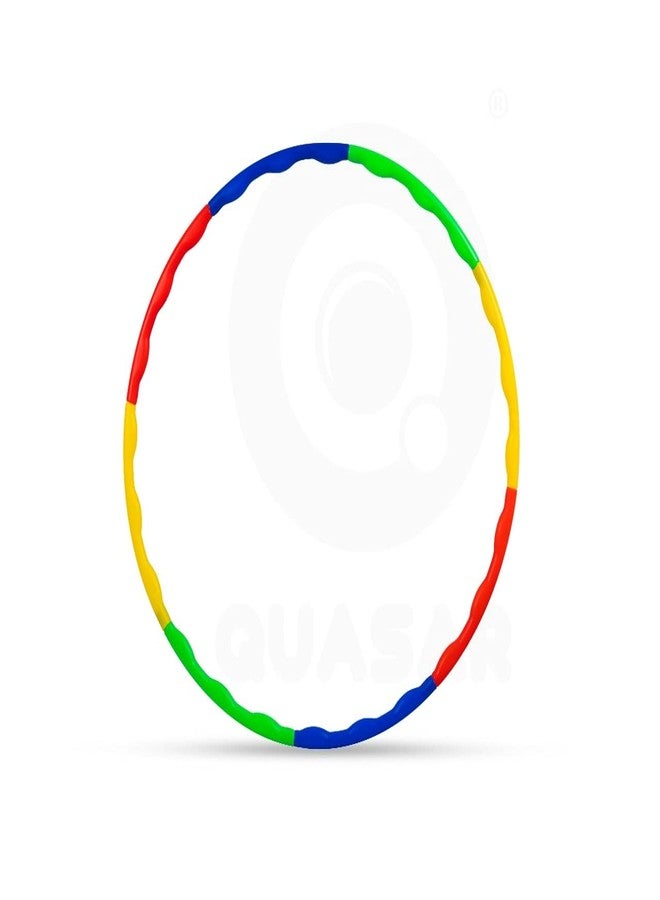 Quasar Classic Hula Hoop Consists of Inter-Lockable, Also Use Sport Playing Outdoor Indoor Children Adult, Teenagers Best Fitness Tools Hoops Pretend Play Set Best Gift Your Children (Large) - Image 2