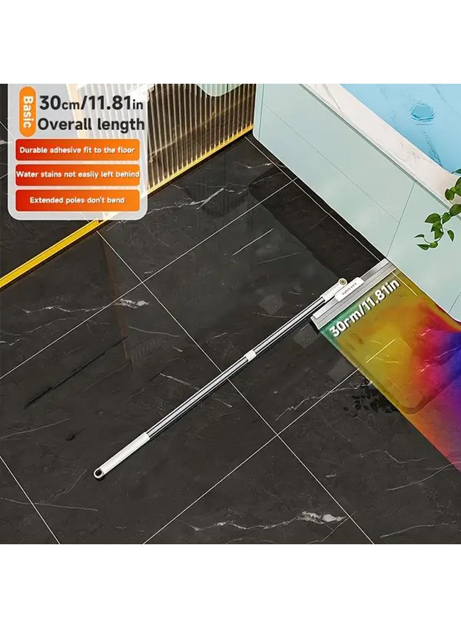 11.81Inch Scraper And 39.37Inch Broom For Pets Long Hair Multi Surface Cleaner - Image 1