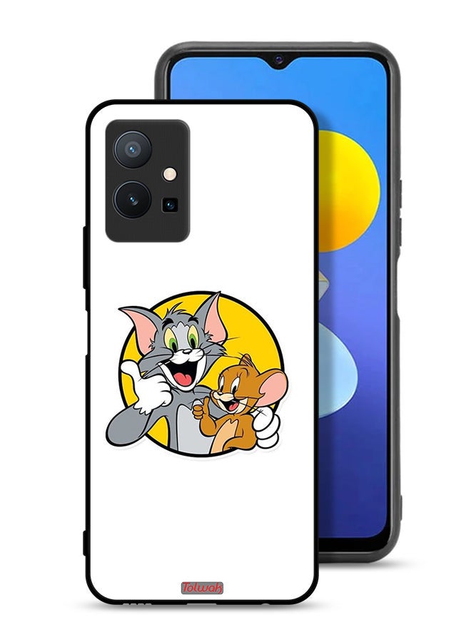 Tolwak Vivo Y75 5G Protective Case Cover Tom And Jerry - Image 1