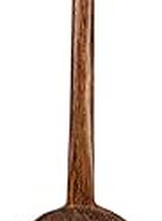 Long Handle Wooden Soup Spoon Portable Kitchen Utensil for Cooking and Serving - Image 1