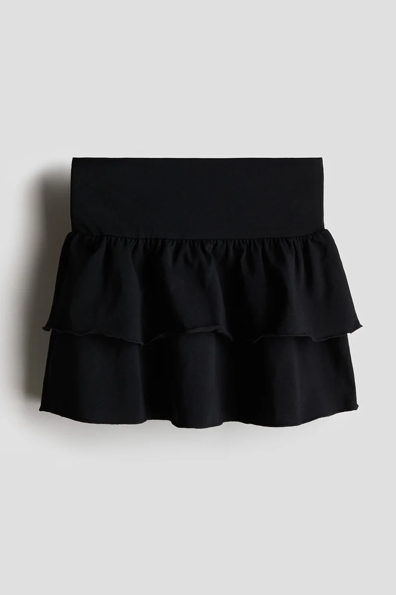 H&M Tiered foldover-waist skirt