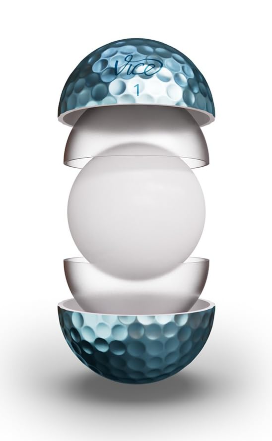 Vice Golf VICE Pro Golf Balls, Pro Ice Blue (One Dozen) - Image 2