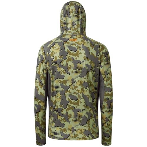 BASSDASH UPF 50 Mens Hunting Shirts with Mask Long Sleeve Camo Fishing Hoodie - Image 3