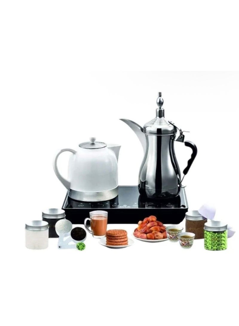 غالف دالا طقم دلة الخليج فاخرة للشاي والقهوة GA-C94889 - Image 1