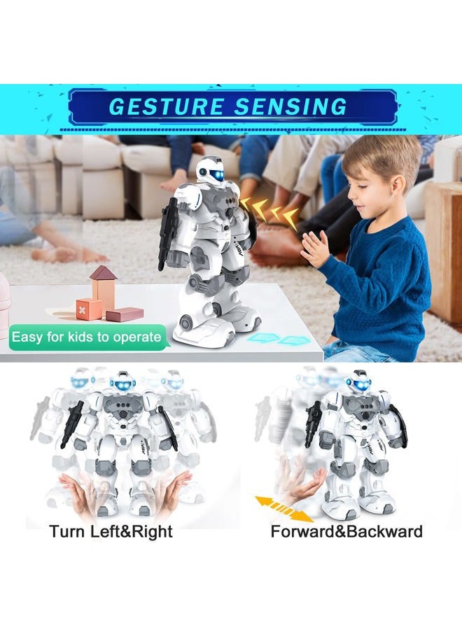 VAV Toys for 6-10 Year Old Boys Girls, Rechargeable Remote Control Robot Toy, Intelligent Programmable RC Robot with 2.4GHz Gesture Sensing, Christmas Birthday Gifts for Kids Age 6 7 8 9 10 - Image 2