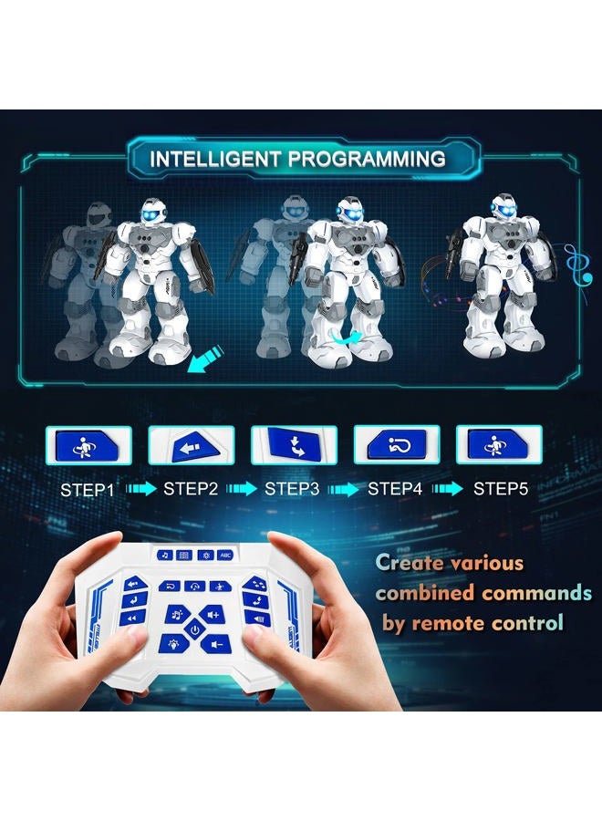 VAV Toys for 6-10 Year Old Boys Girls, Rechargeable Remote Control Robot Toy, Intelligent Programmable RC Robot with 2.4GHz Gesture Sensing, Christmas Birthday Gifts for Kids Age 6 7 8 9 10 - Image 3