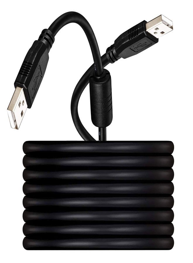 Inovat كابل تمديد USB إنوفات بطول 25 قدم USB 2.0 نوع A ذكر إلى نوع A ذكر AM إلى AM أسود - Image 1