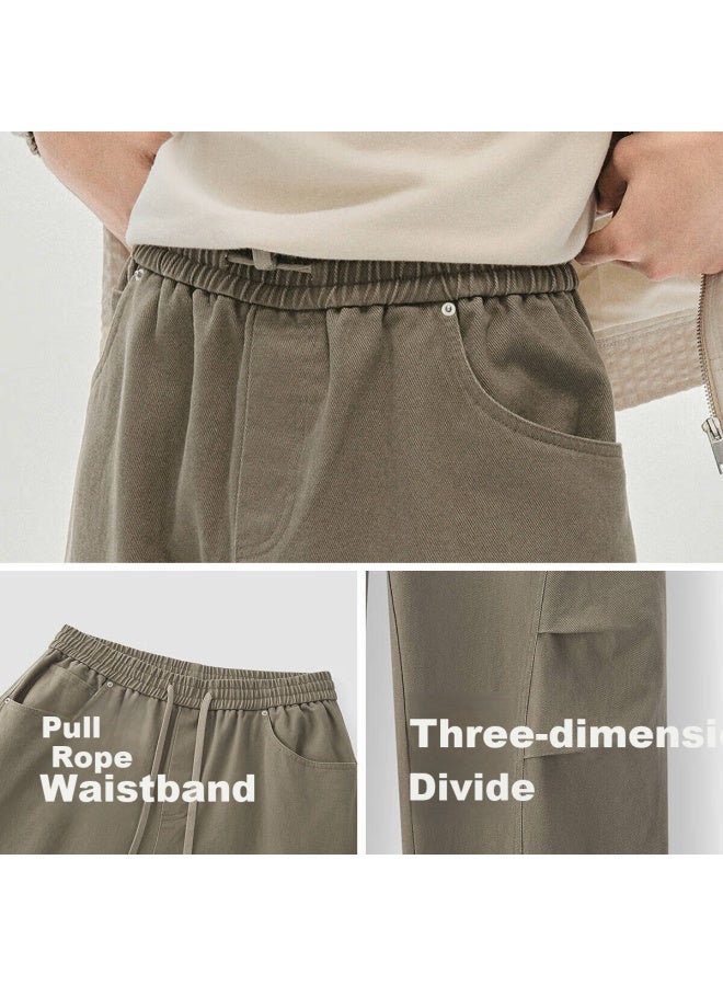 Semir Casual Pants For Men, Autumn Loose-fitting Curved Knife Pants, 25-inch Long Pants, Draping Loose-fitting Drawstring Trousers, 10a525127102 - Image 2