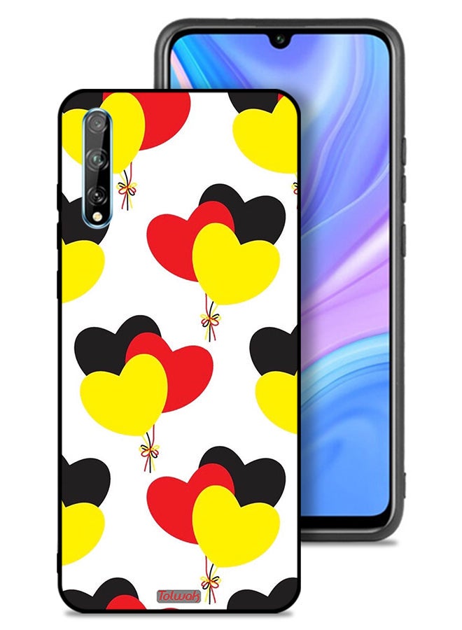 Tolwak Huawei P Smart S Protective Case Cover Three Hearts Bunch - Image 1
