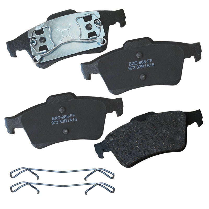 Bendix Premium SBC973 Ceramic Rear Brake Pads for Chevrolet Vectra 2008-2007, Mazda 3 2005-2004, 5 2006, Renault Laguna 2006, Saab 9-3 2003, Volvo S40 2005, V50 2005 - Image 4