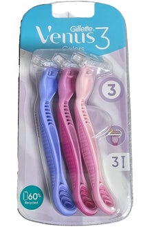 Venus Gillette Venus 3 Disposable Razors, 3 Pack Multi Color Multi Color  - Image 1