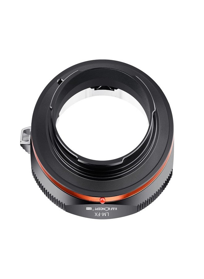 كيه آند إف كونسبت محول عدسات K&F Concept لعدسات Leica M LM إلى كاميرات Fujifilm Fuji X-Series X FX بدون مرآة بتصميم طلاء غير لامع، متوافق مع Fuji XT2 XT20 XE3 XT1 X-T2 - Image 3
