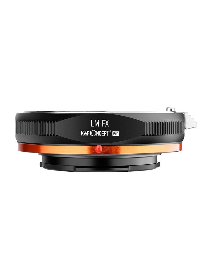 كيه آند إف كونسبت محول عدسات K&F Concept لعدسات Leica M LM إلى كاميرات Fujifilm Fuji X-Series X FX بدون مرآة بتصميم طلاء غير لامع، متوافق مع Fuji XT2 XT20 XE3 XT1 X-T2 - Image 1
